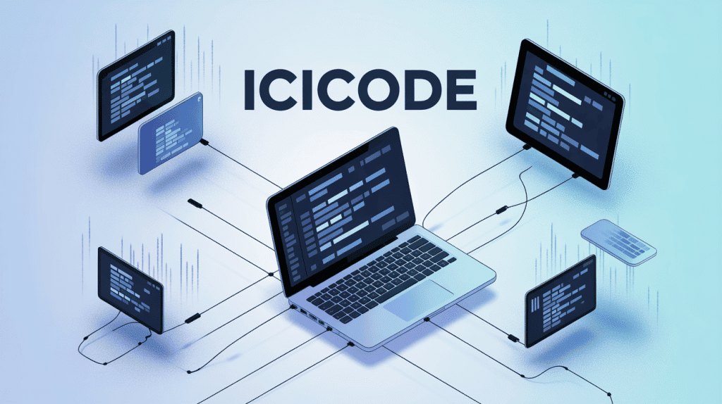 icicode codes barres ordinateur portable