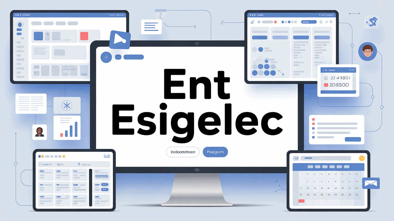 Portail numerique ent esigelec avec ecrans et outils etudiants