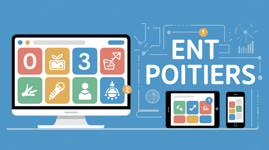 interface ent poitier sur ordinateur et mobile