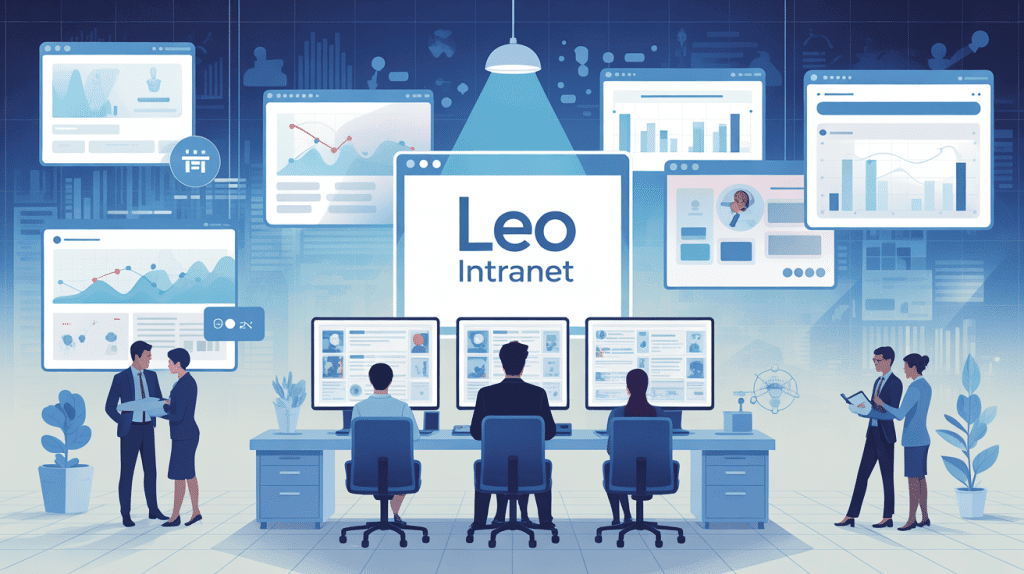 leo intranet bureau professionnels interfaces collaboratives