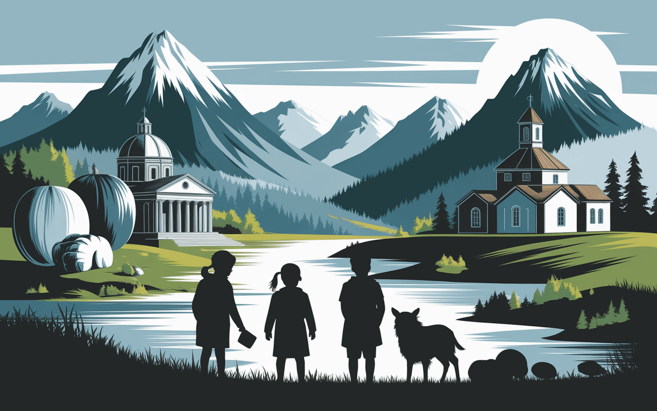 élèves explorant montagne volcan patrimoine ma classe en auvergne