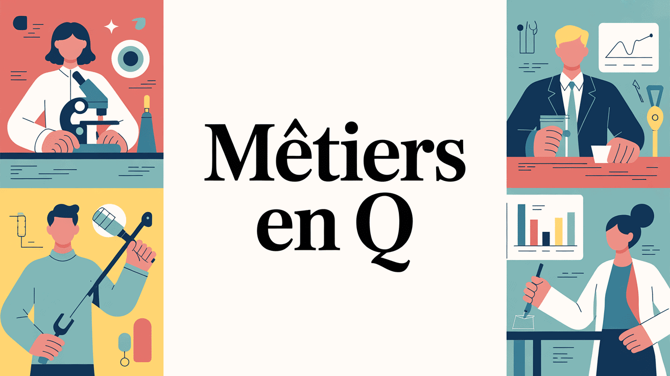 illustration metier en q moderne