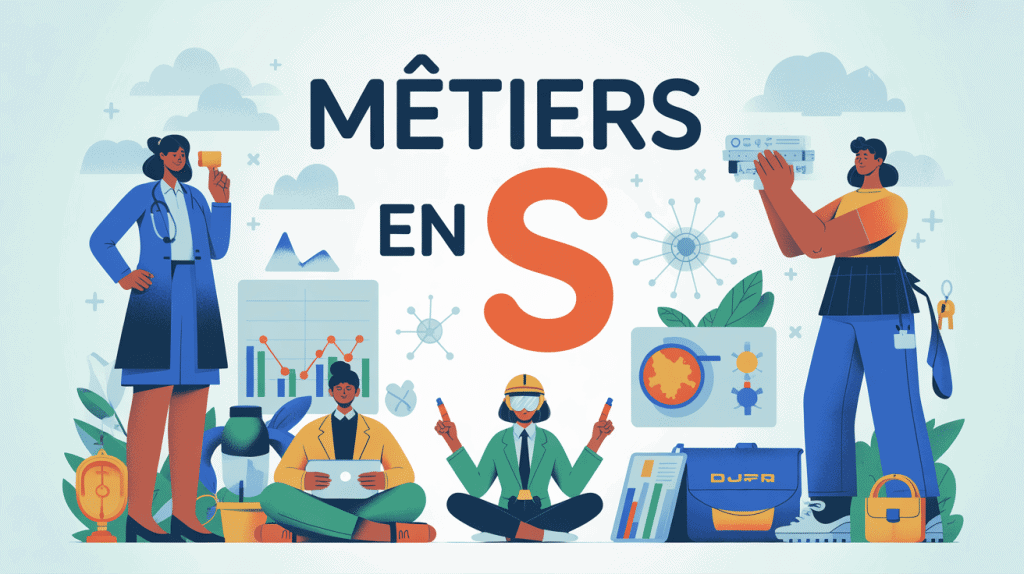illustration metier en s diverses professions