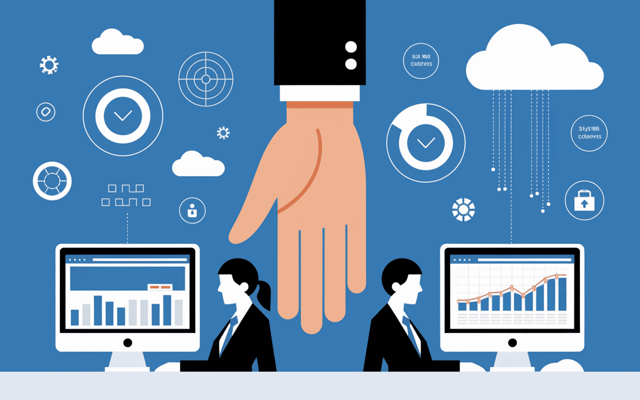 poignée main mjm cloud sécurité entreprise