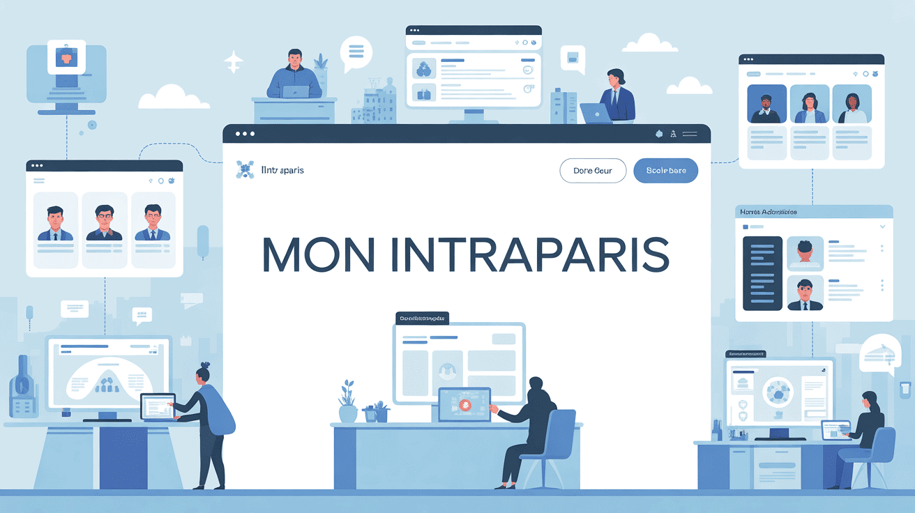 mon intraparis interface numérique agents ville de paris