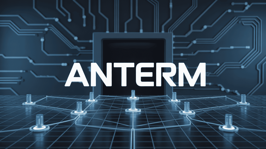 Illustration anterm réseau connecté synchronisation