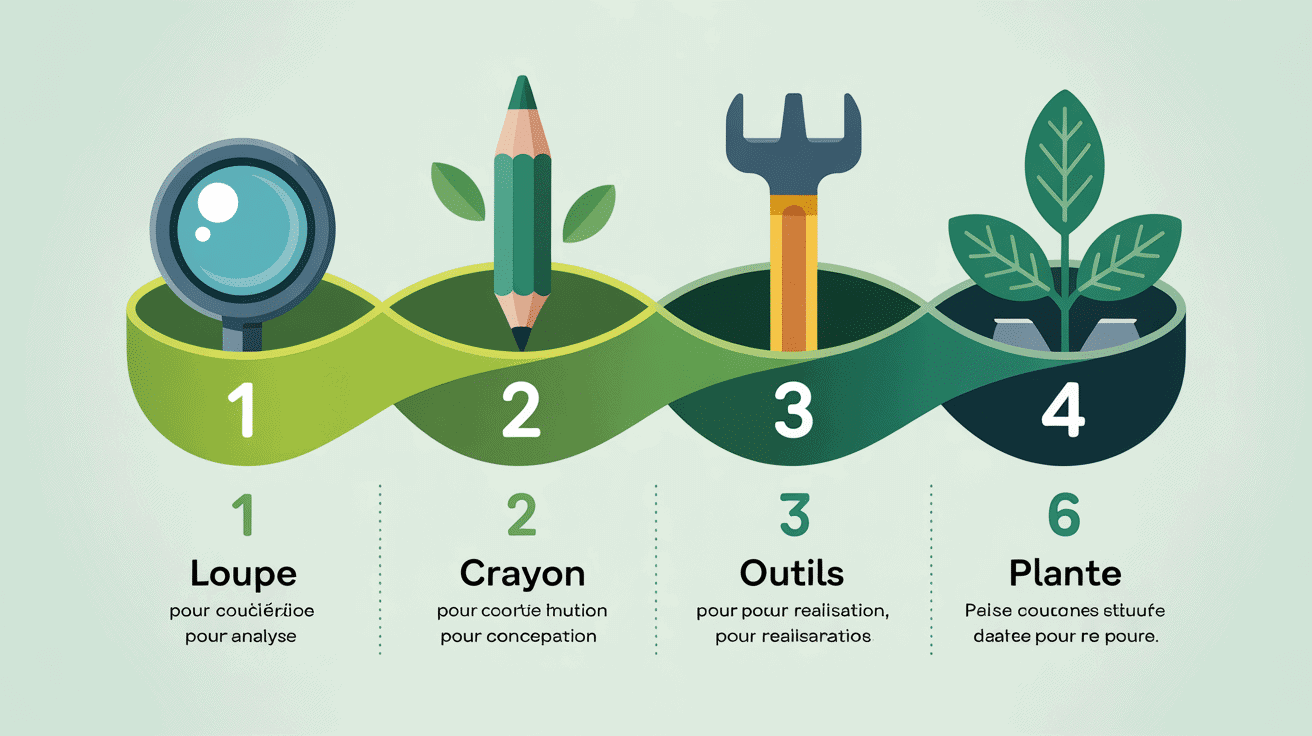 Architecte paysagiste étapes clés aménagement jardin