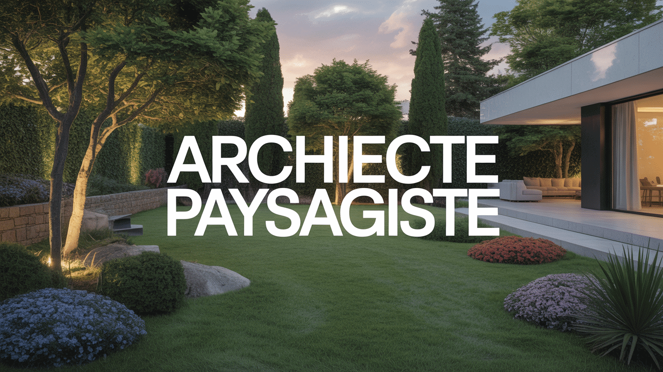 Architecte paysagiste jardin moderne élégant et terrasse design