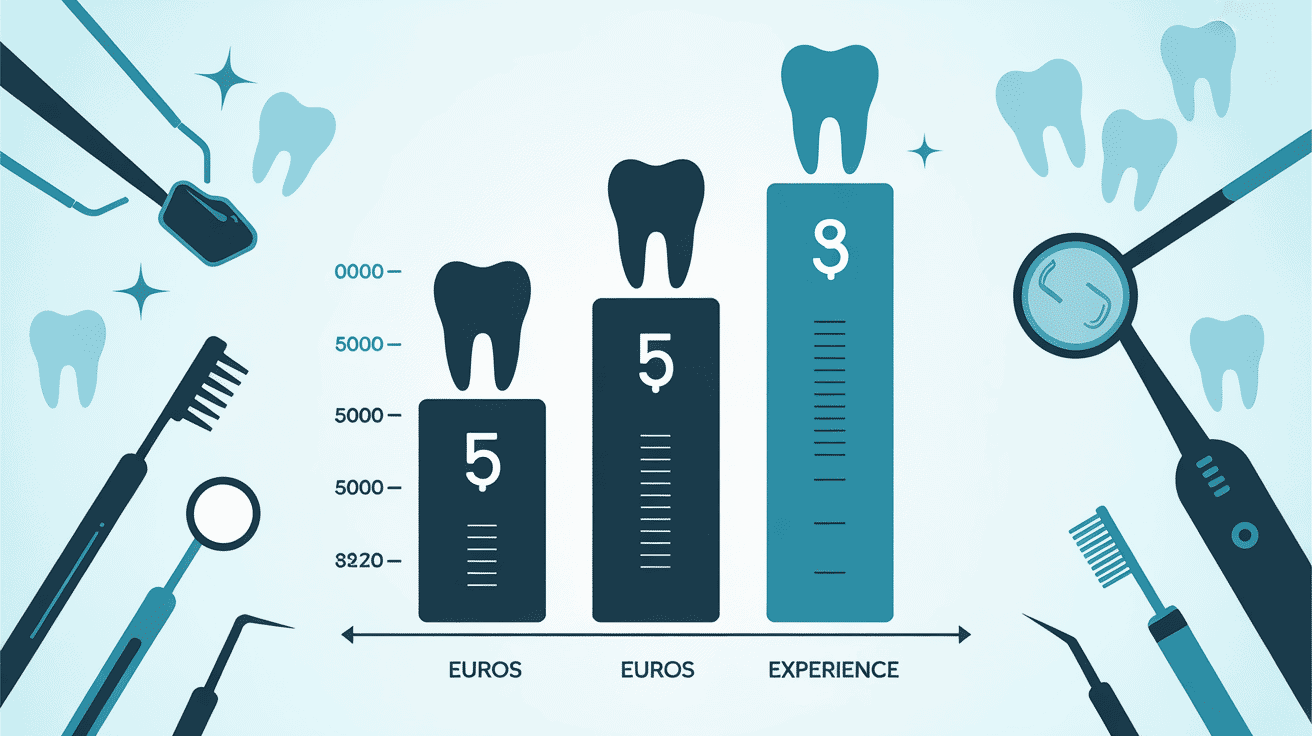 graphique evolution assistante dentaire salaire