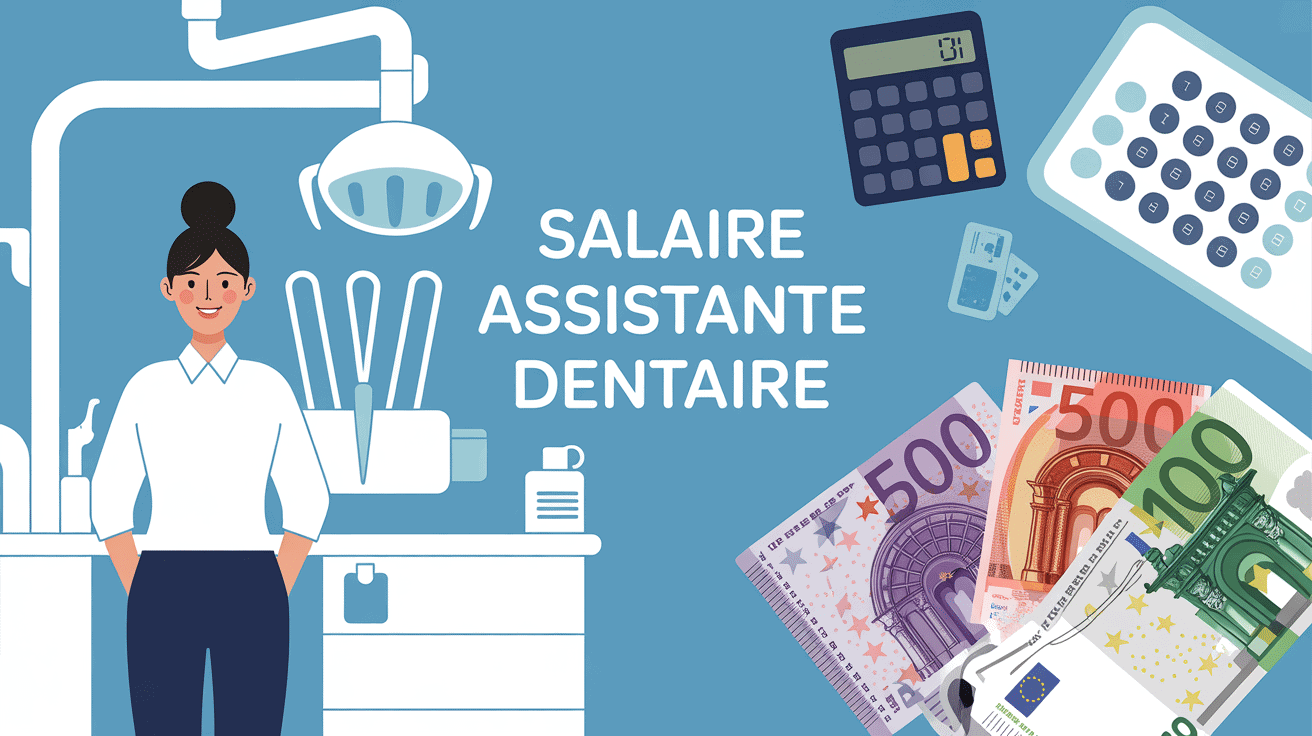 illustration assistante dentaire salaire en cabinet