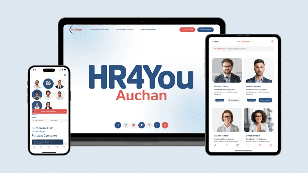 hr4you auchan plateforme digitale de recrutement