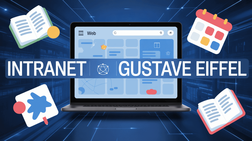 Interface Intranet Gustave Eiffel portail universitaire