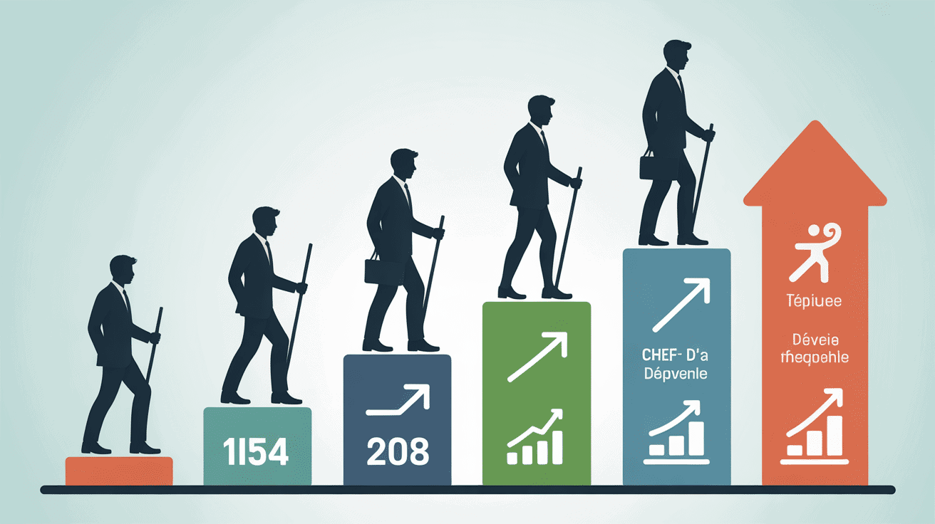 schéma évolution carrière salaire éboueur collecte dechets