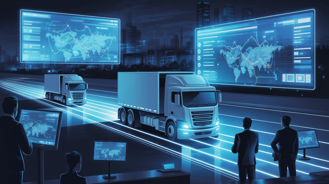 webfleet gestion flotte camions connectés