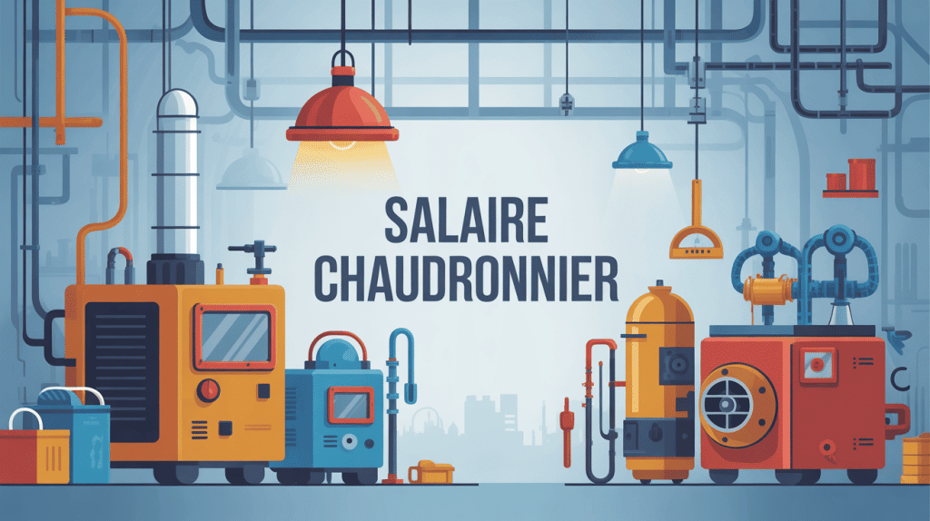 illustration chaudronnier salaire industrie stylisée