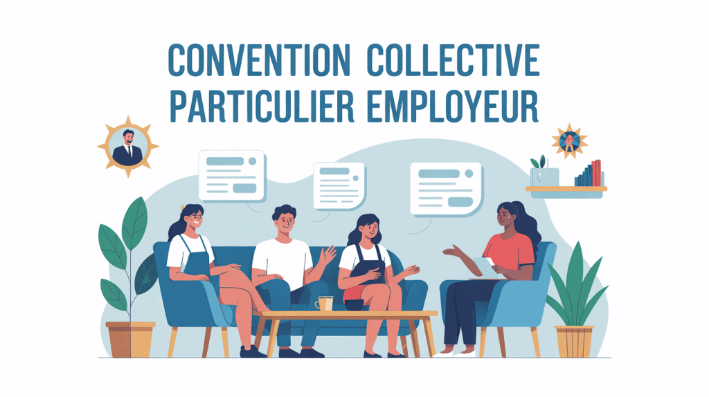 illustration convention collective particulier employeur domicile salariés