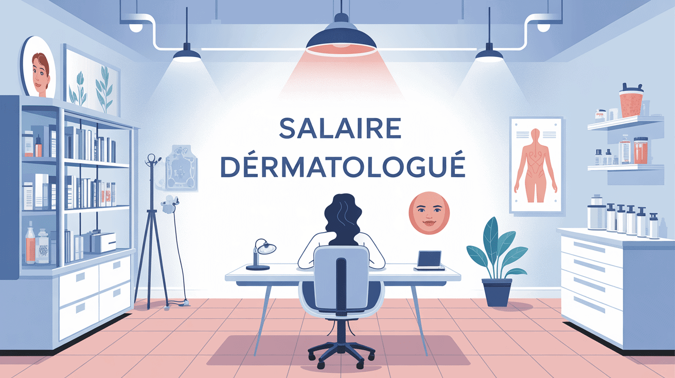illustration dermatologue salaire cabinet moderne france