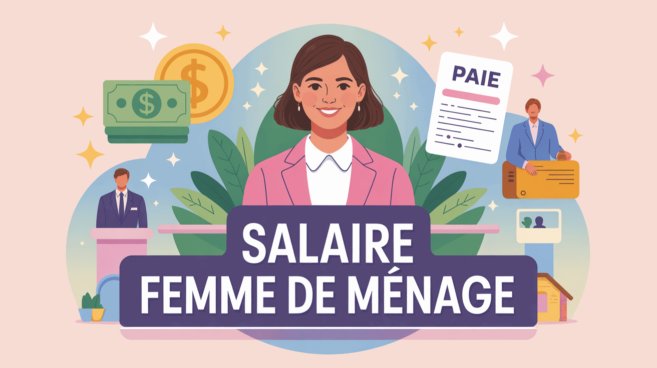 femme de ménage salaire France symboles rémunération