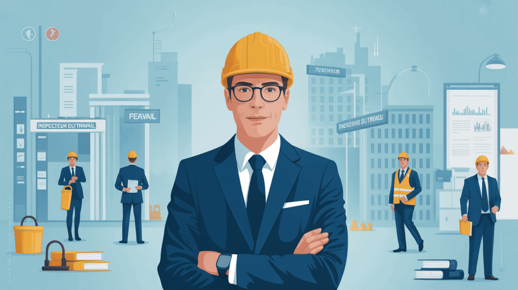 inspecteur du travail salaire panorama illustration