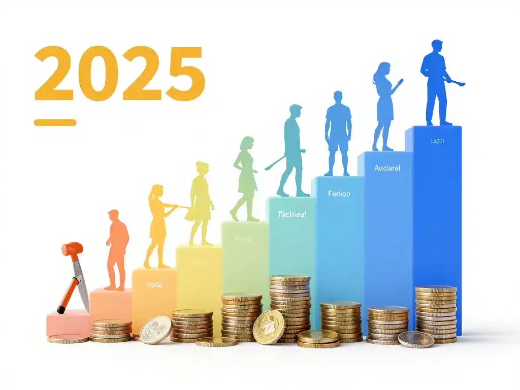 visualisation niveaux salaire boucher 2025