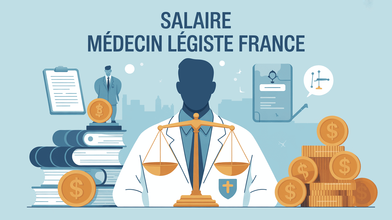 illustration salaire medecin legiste France et carrière