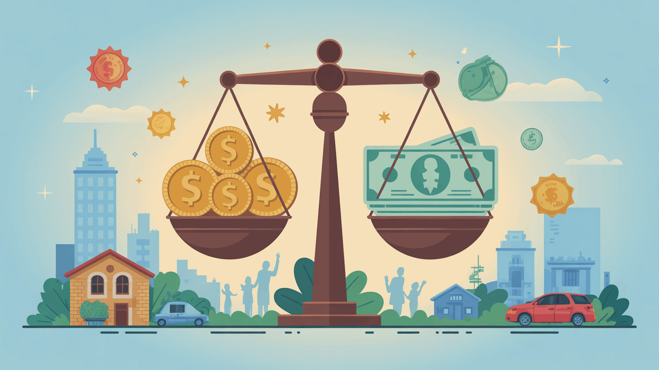 Illustration salaire moyen vietnam balance travailleurs et vie urbaine