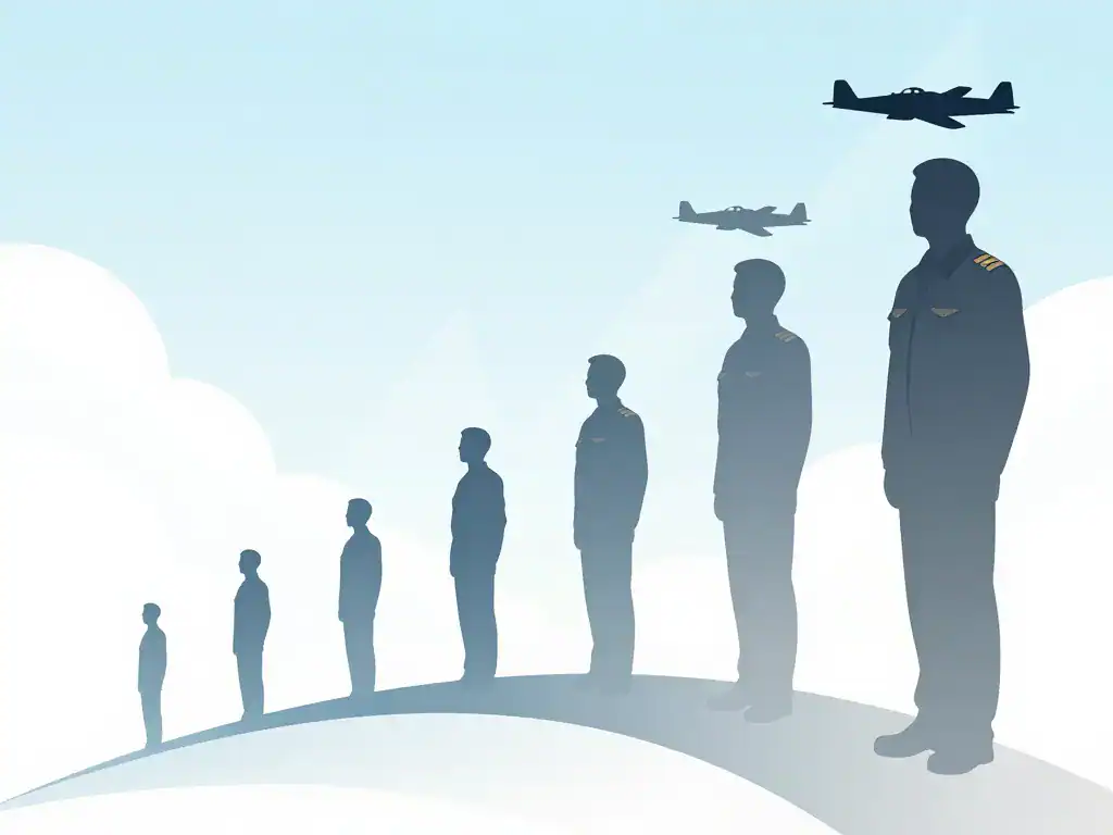 salaire pilote de chasse progression junior à commandant