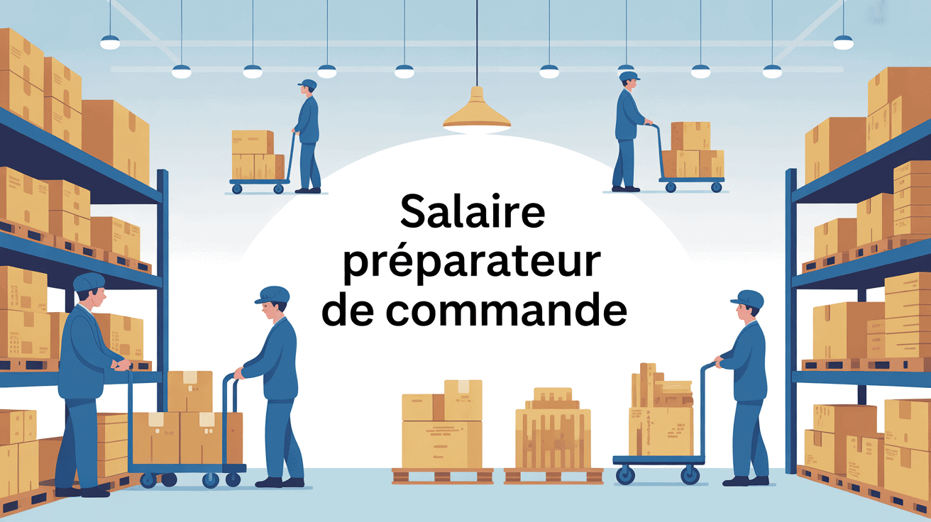 salaire preparateur de commande entrepôt palettes chariot élévateur