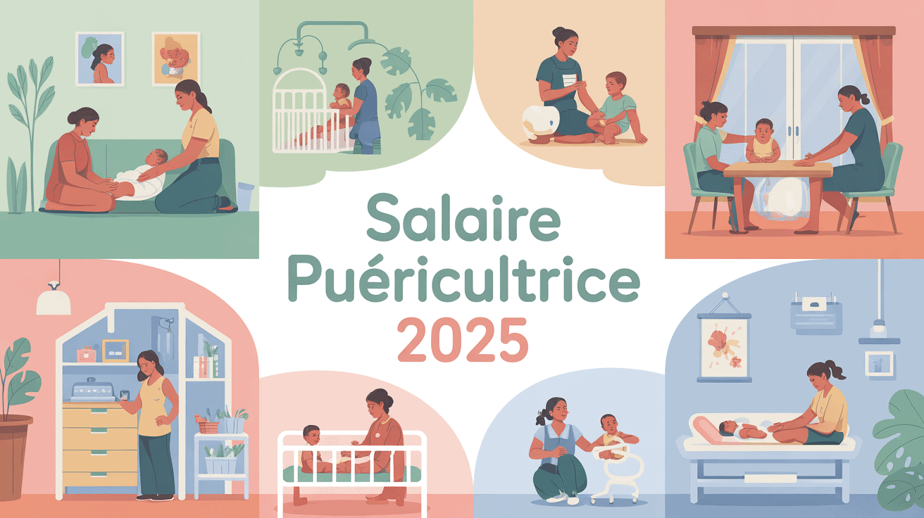salaire puéricultrice 2025, visuel métier hôpital crèche PMI