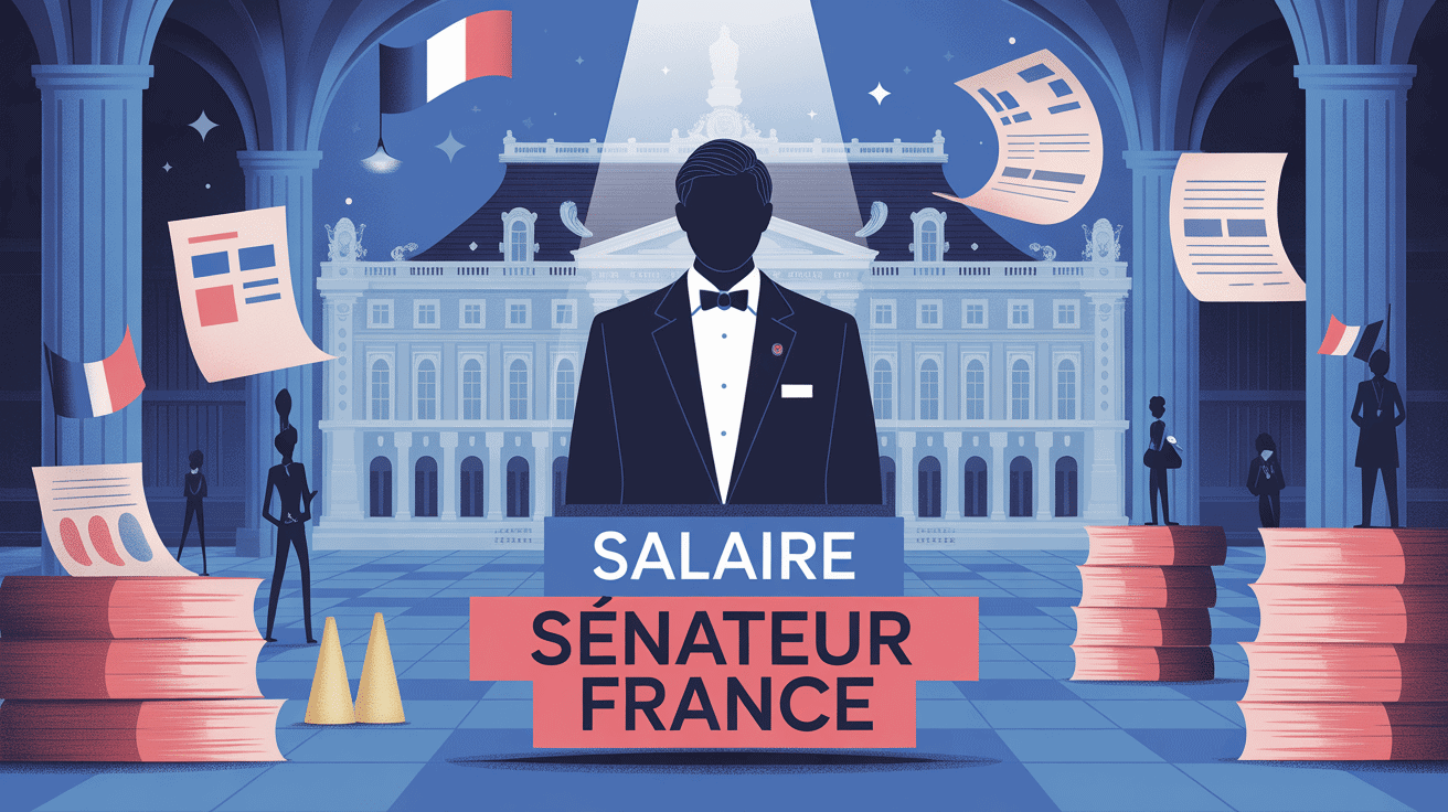 Illustration du salaire sénateur au Palais du Luxembourg en France
