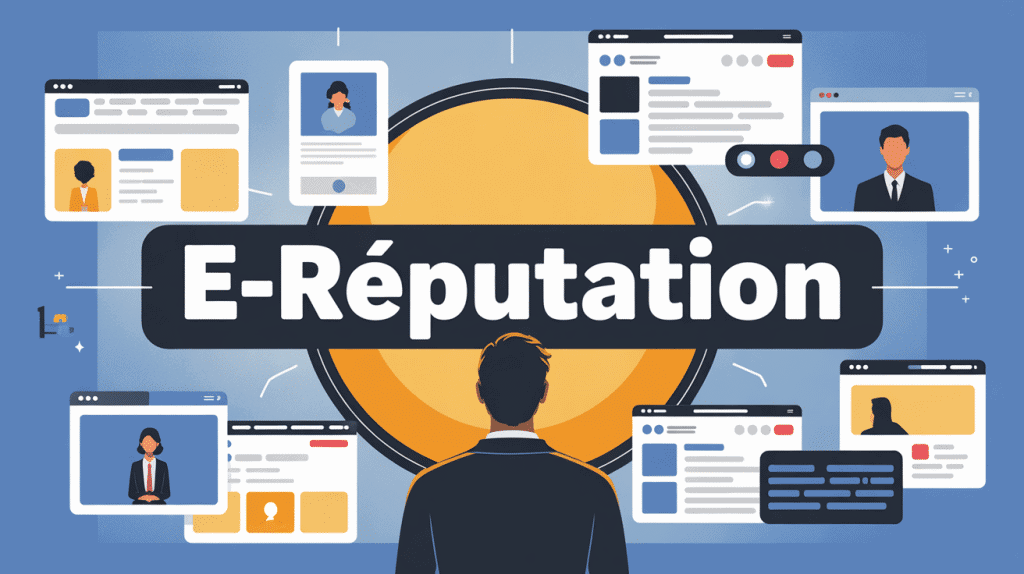 Comment appelle t-on l'image d'une personne renvoyée par le web, illustration e-réputation