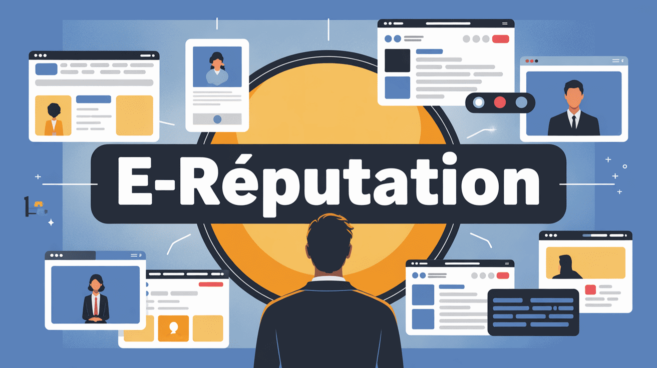 Comment appelle t-on l'image d'une personne renvoyée par le web, illustration e-réputation