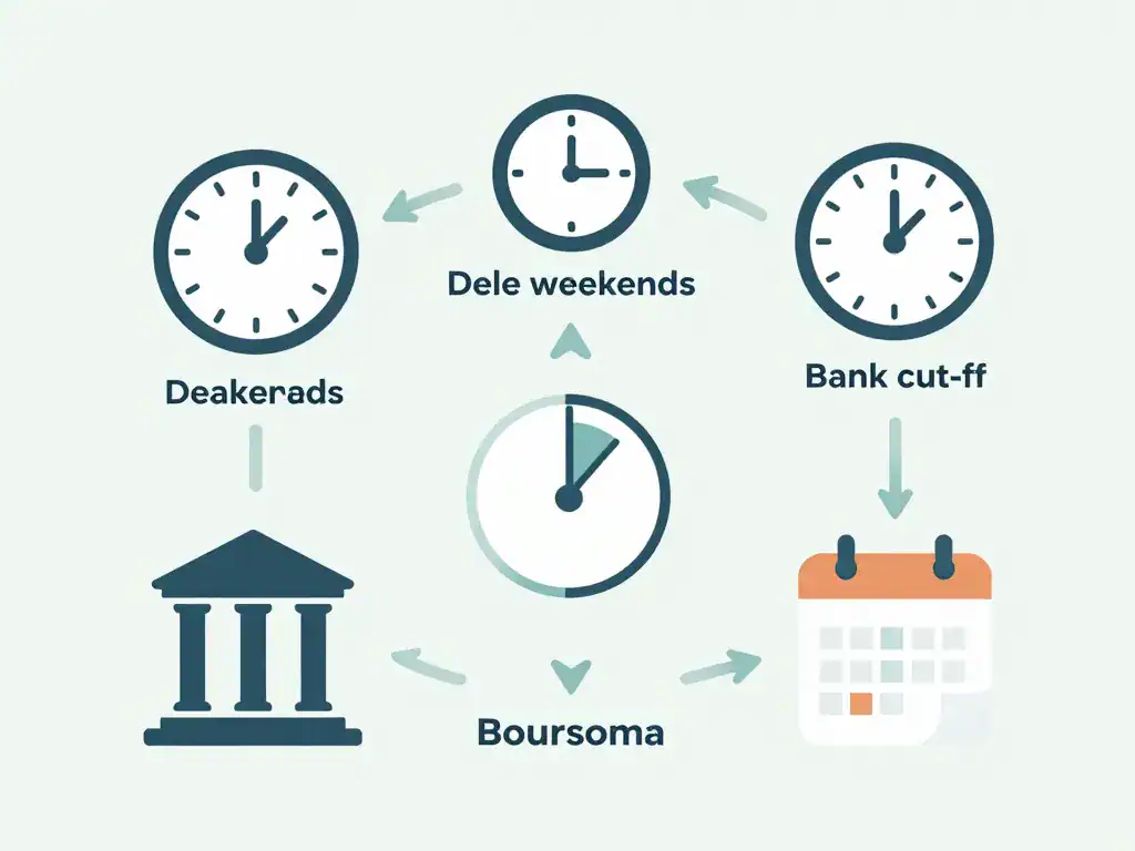 Heure réception virement Boursorama forum, facteurs influençant l’heure