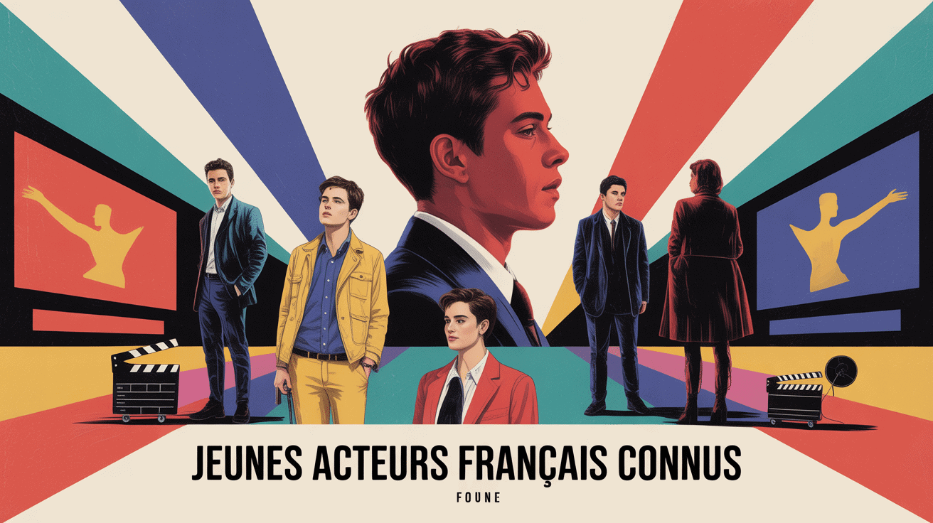 jeunes acteurs français connus silhouettes cinéma moderne