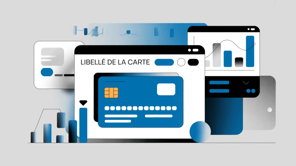 Illustration libellé de la carte gestion bancaire