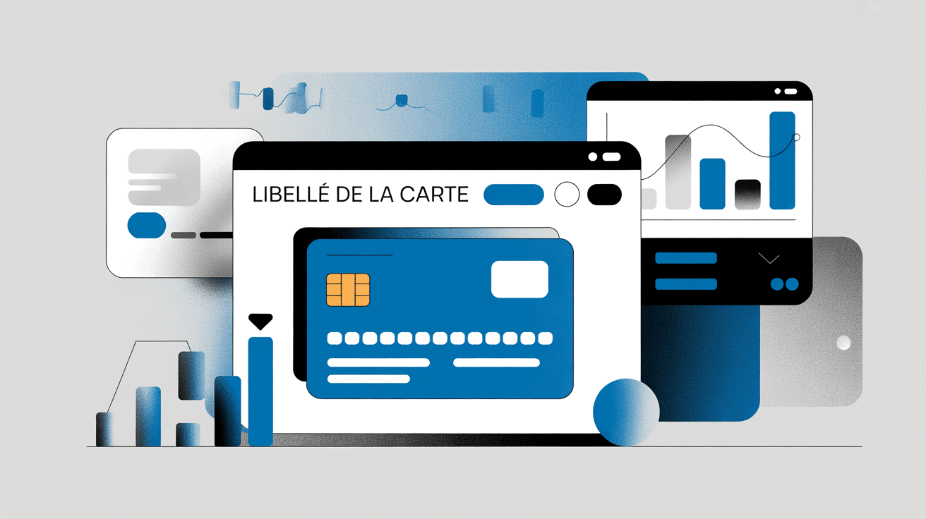 Illustration libellé de la carte gestion bancaire