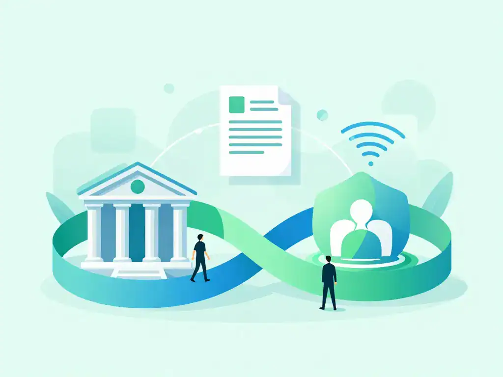 Schéma relation banque mutuelle verte Crédit Agricole