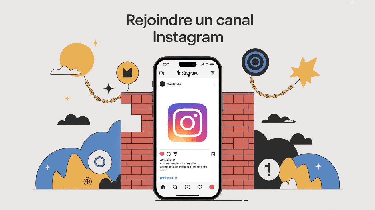 pourquoi je ne peux pas rejoindre un canal instagram illustration accès et blocages