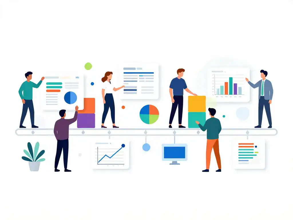 Sémantus Clap Solution workflow éditorial SEO illustration