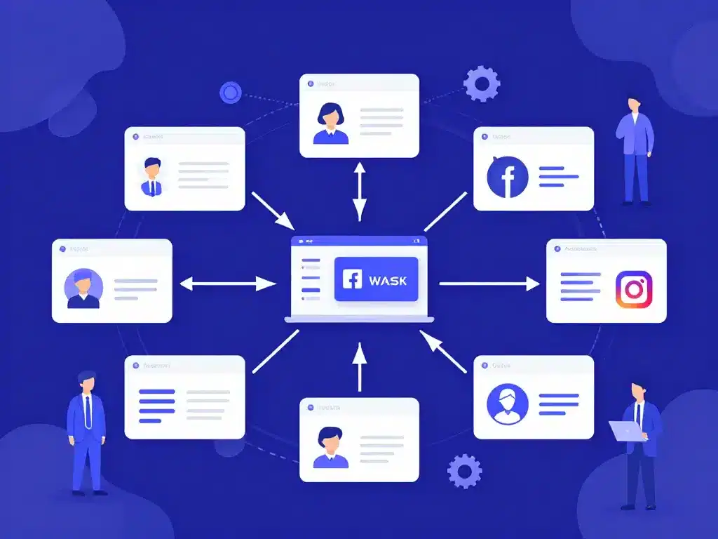Diagramme conceptuel Wask stratégie publicitaire
