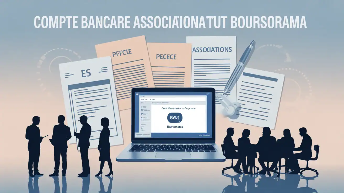 illustration compte bancaire association gratuit Boursorama gestion