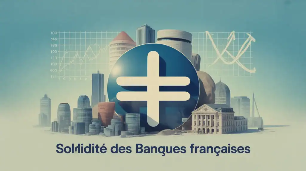 illustration vectorielle de la solidité des banques françaises