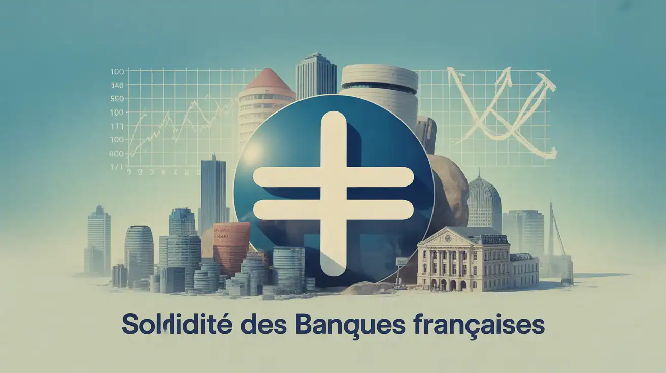 illustration vectorielle de la solidité des banques françaises