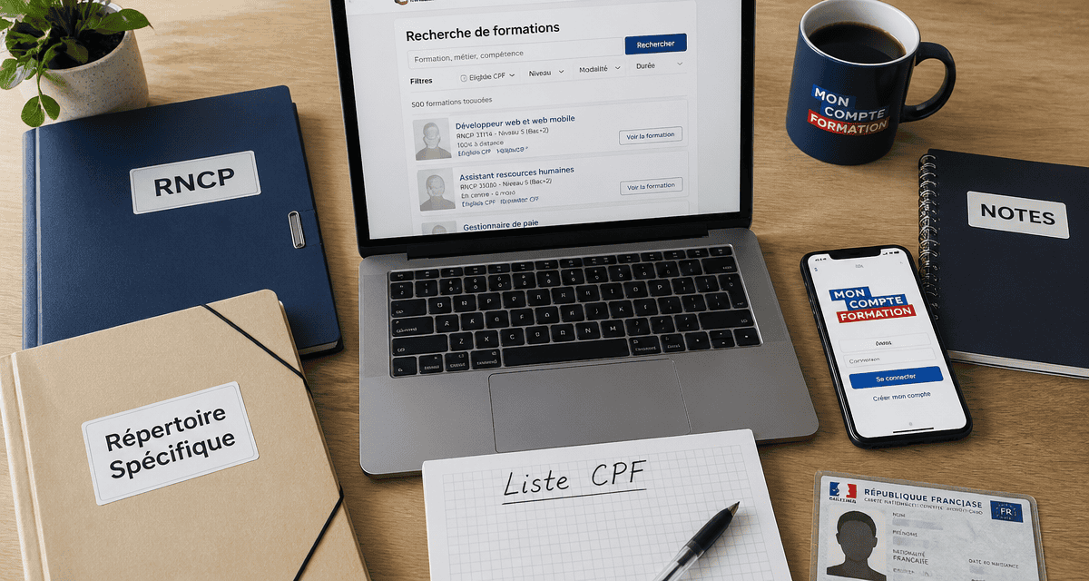 formation cpf liste bureau dossiers rncp répertoire spécifique