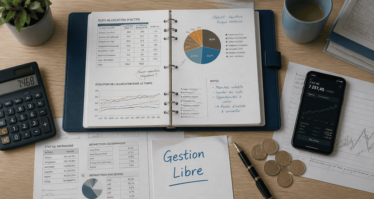assurance vie gestion libre tableau allocation actifs