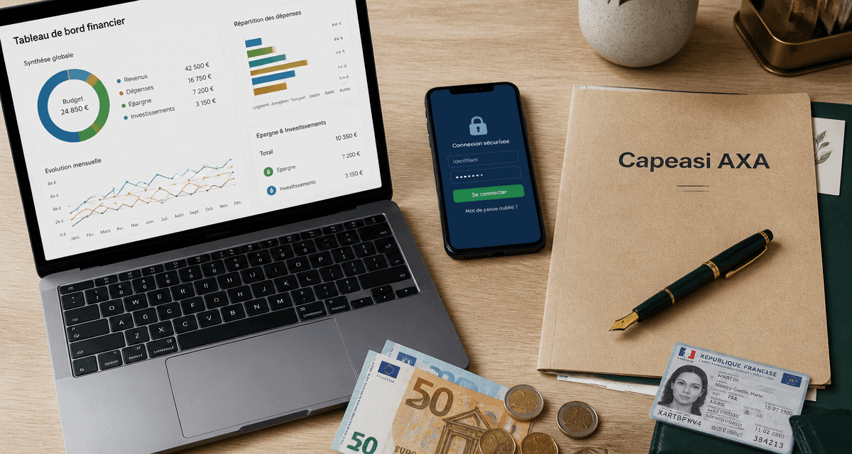 Capeasi épargne salariale sur bureau