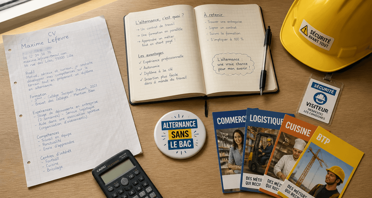 formation en alternance sans bac éléments métiers