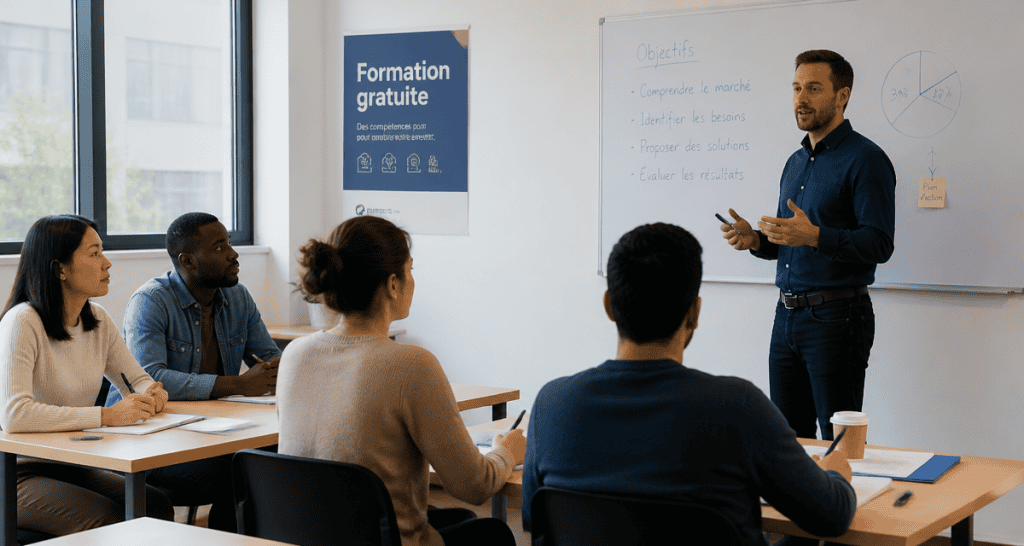formation gratuite pour les sans papiers en groupe