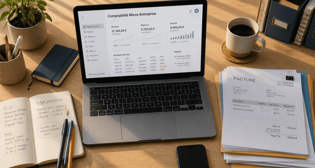logiciel comptabilité auto entrepreneur gratuit sur ordinateur