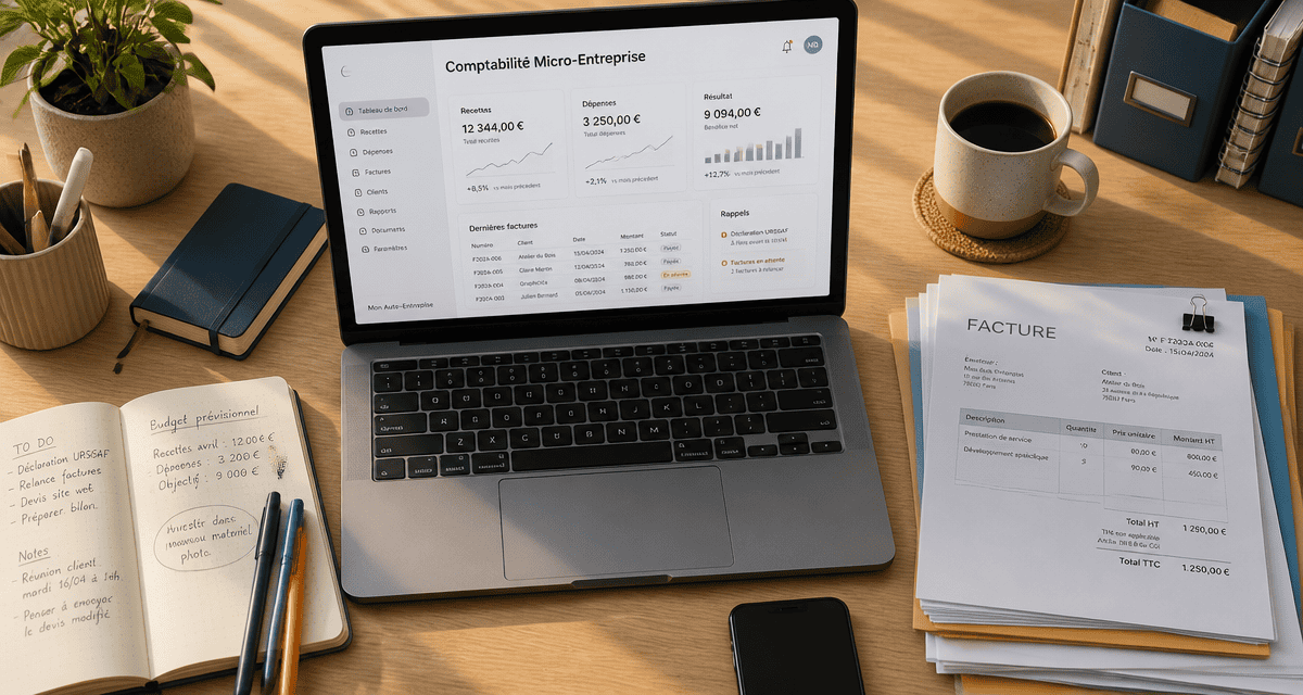 logiciel comptabilité auto entrepreneur gratuit sur ordinateur